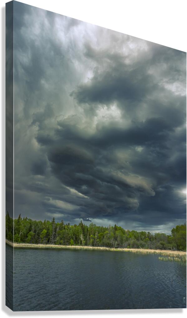 Stormclouds in the Bay Canvas Print
