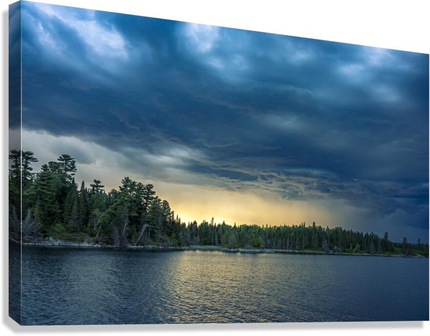 Moody Sunset Canvas Print