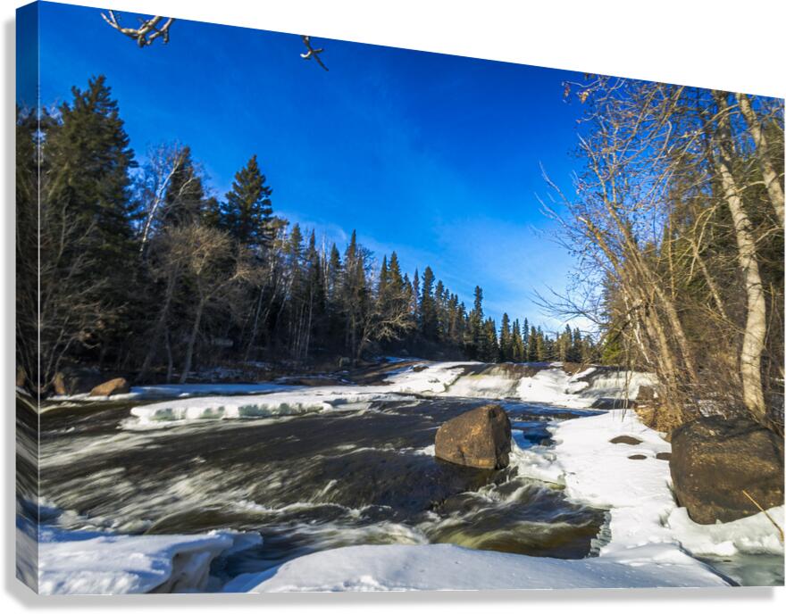 Pine Point Rapids Canvas Print