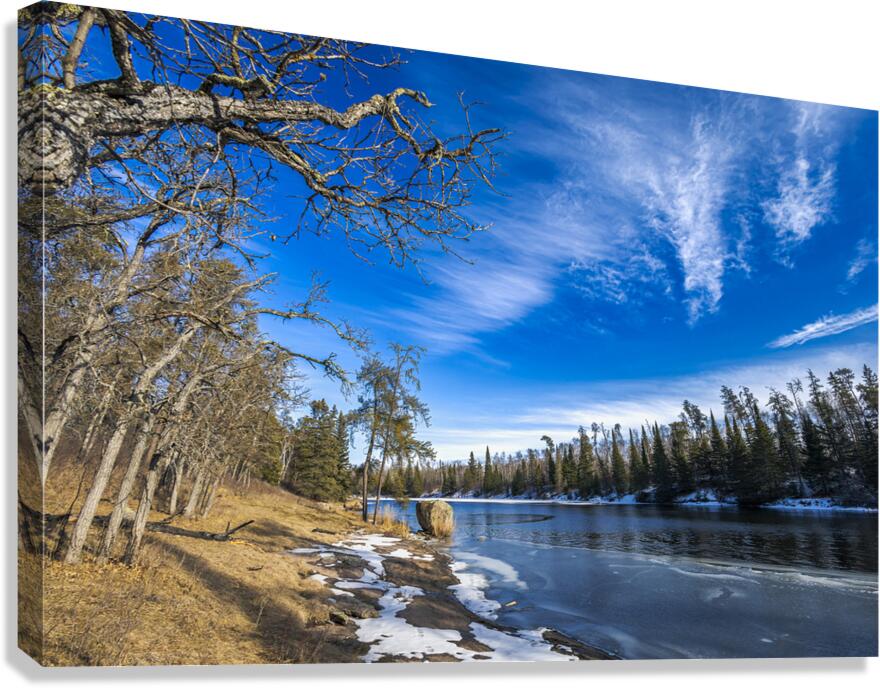 Pine Point Rapids Canvas Print