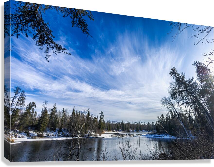 Pine Point Rapids Canvas Print