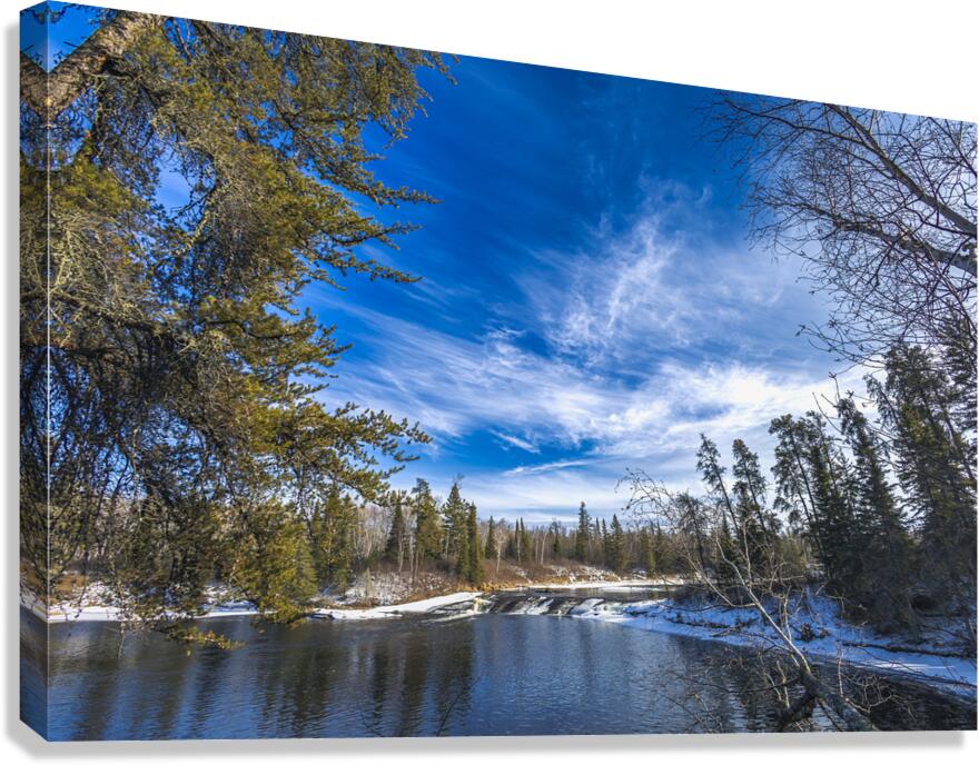 Pine Point Rapids Canvas Print