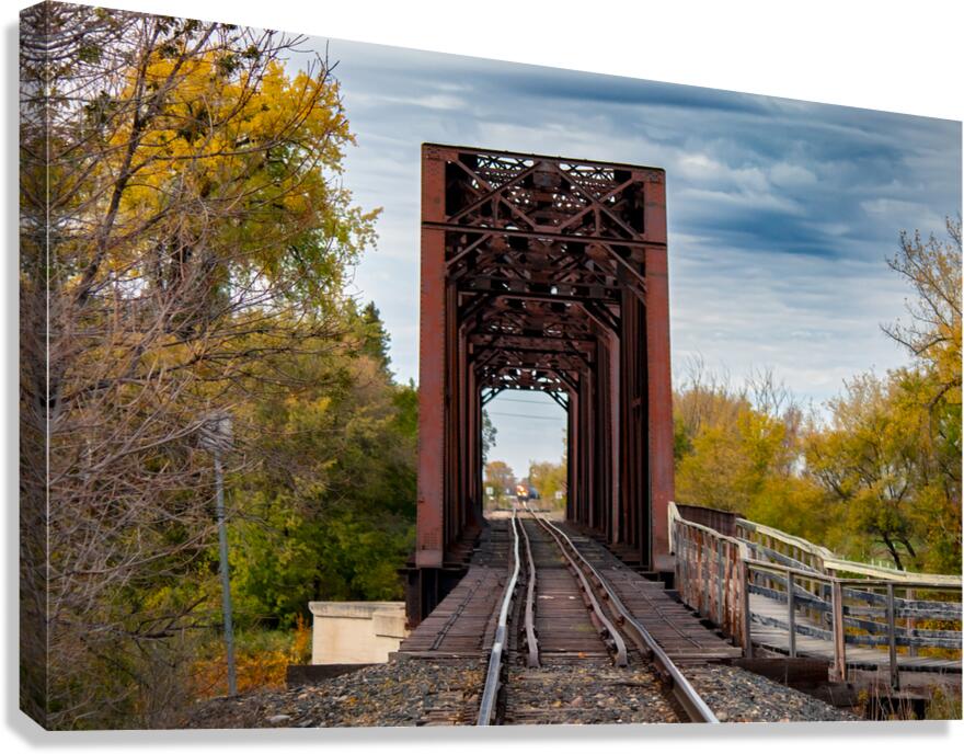Emerson Train Bridge Canvas Print