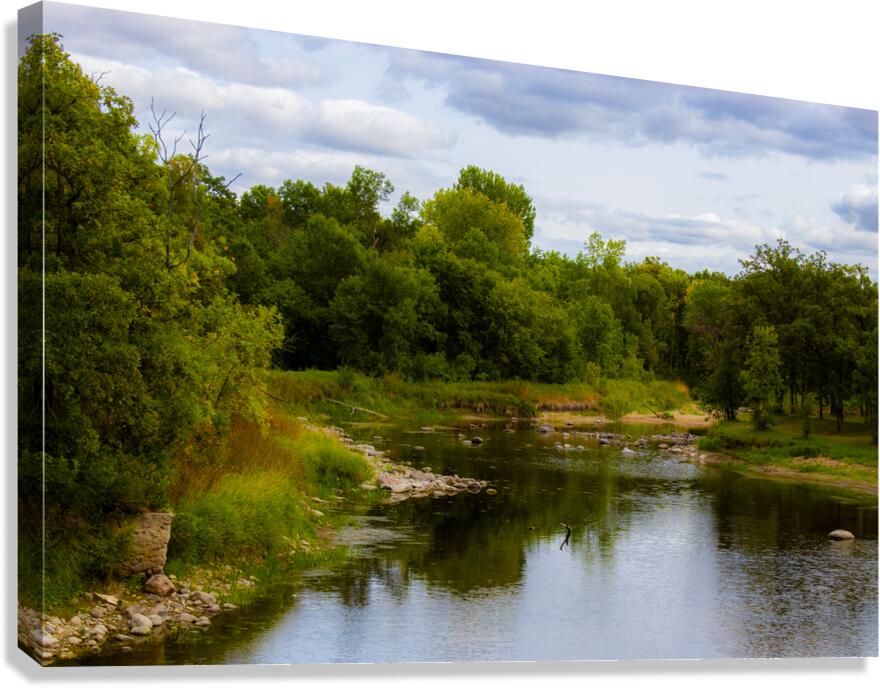 Roseau River Canvas Print