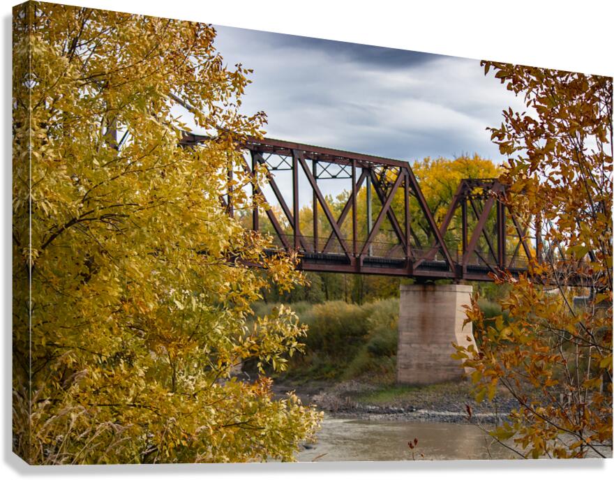 Emerson Train Bridge Canvas Print