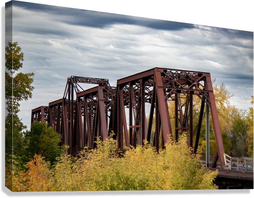 Emerson Train Bridge Canvas Print