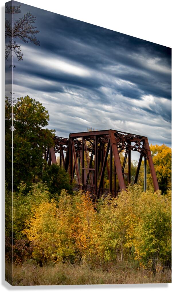 Emerson Train Bridge Canvas Print