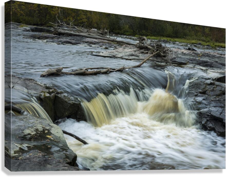 By the Falls Canvas Print