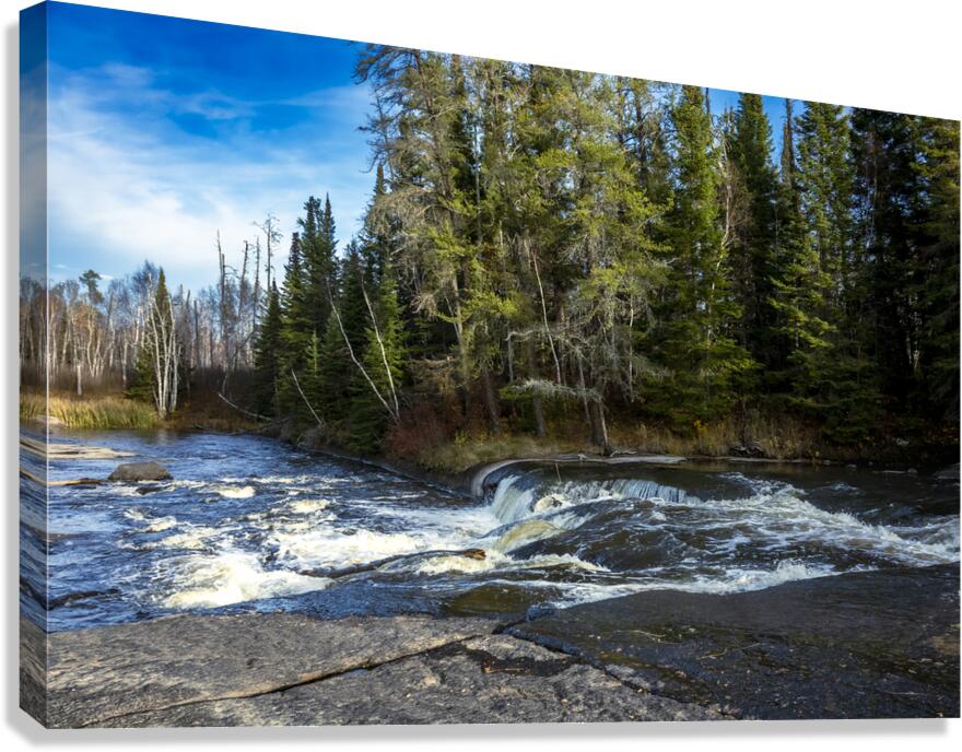 Falls at Pine Point Rapids Canvas Print