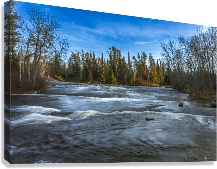 Into the Rapids Canvas Print