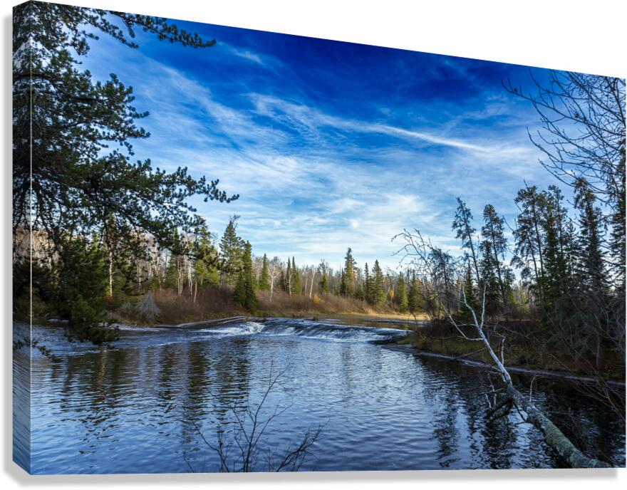 Falls at Pine Point Rapids Canvas Print