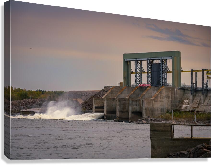 Great Falls Spillway Canvas Print