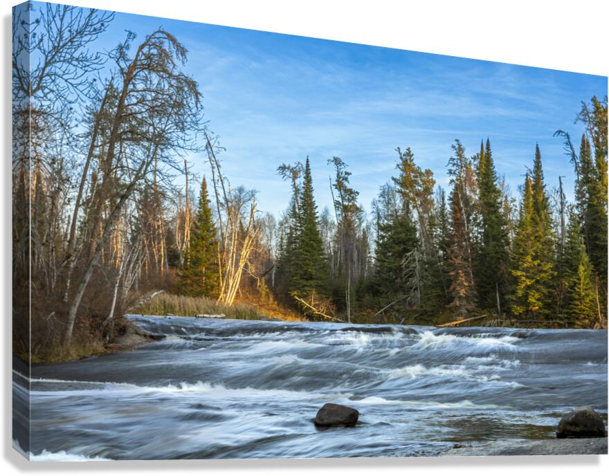 Falls at Pine Point Rapids Canvas Print