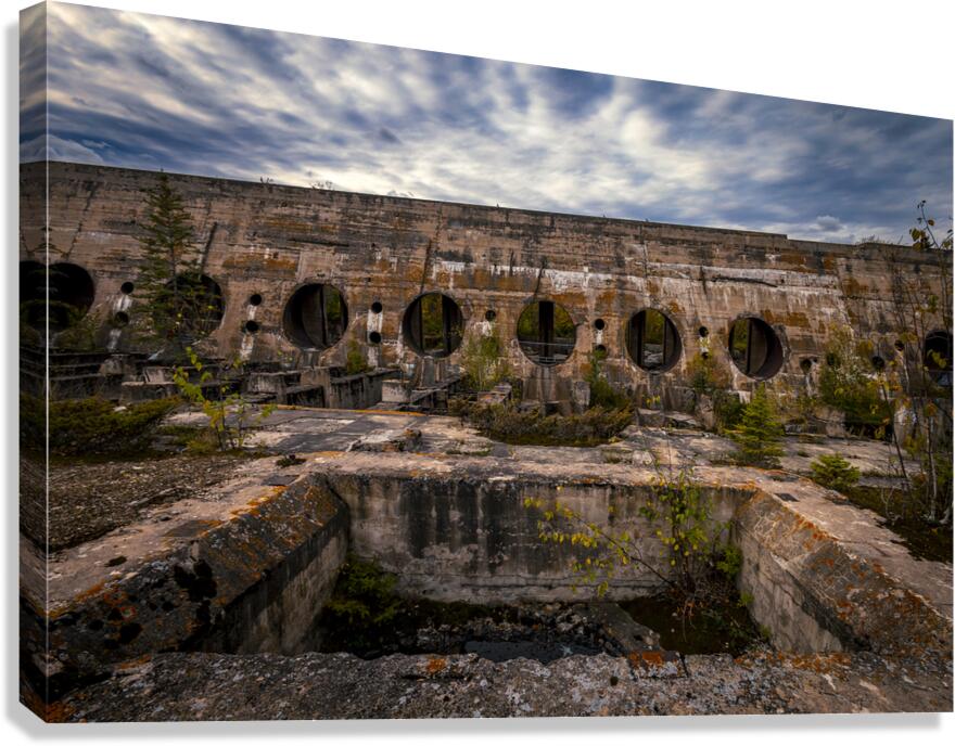 Dam Ruins Canvas Print