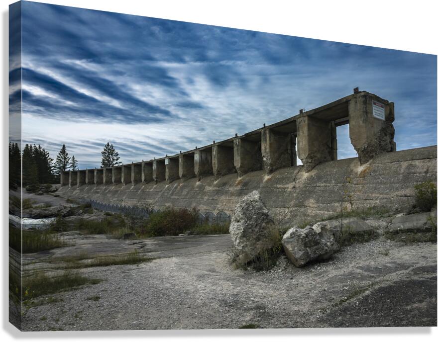 Dam Ruins Canvas Print
