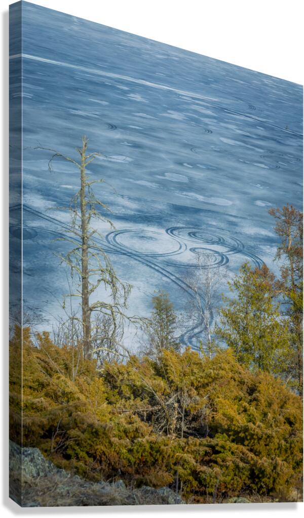 Ice Circles Canvas Print