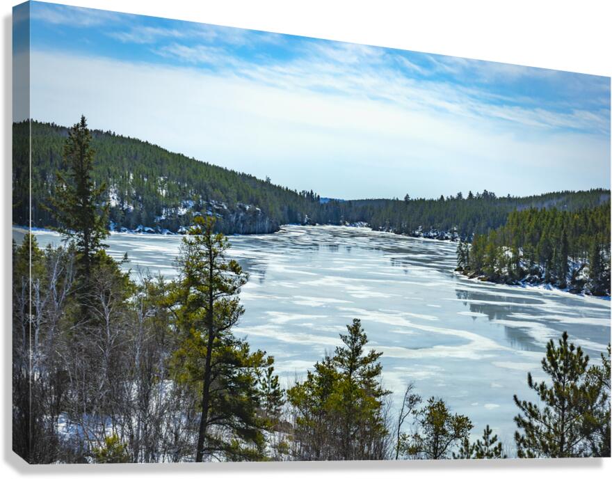 Lake Thaw on the Canadian Shield Canvas Print