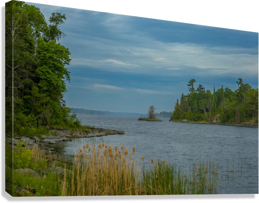 Morning on Shoal Lake Canvas Print