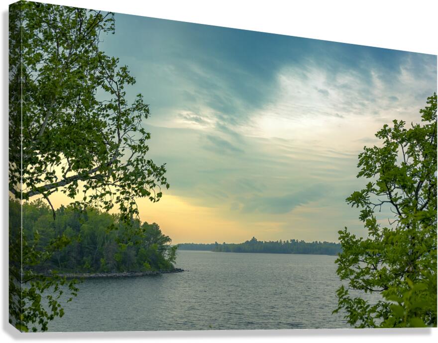 Shoal Lake Sunrise Canvas Print