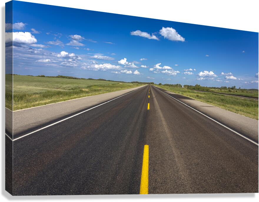 Road Freedom Canvas Print