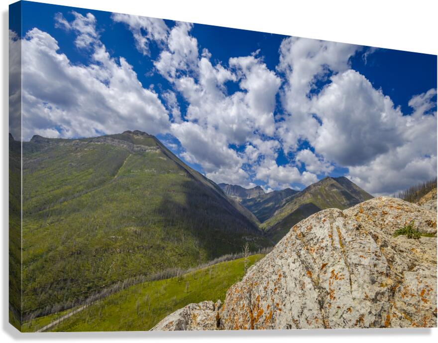 Mountains of Waterton Canvas Print