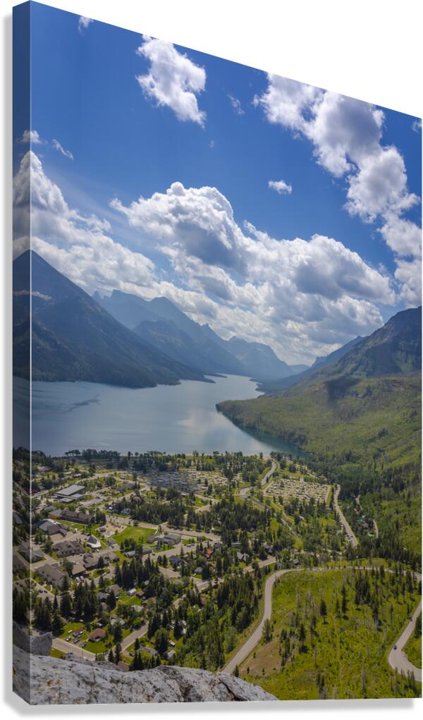 Above It All: Waterton’s Bear Hump Vista Canvas Print