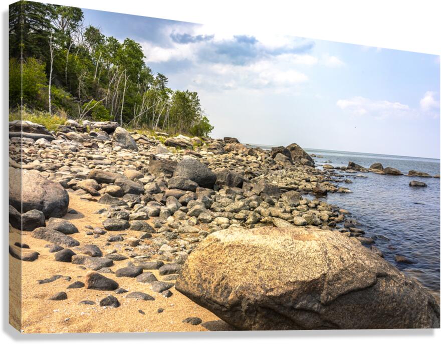 Rocky Beach Canvas Print
