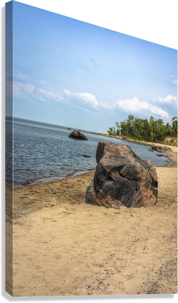 Rocky Beach Canvas Print