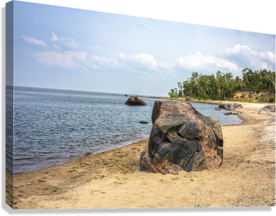 Rocky Beach Canvas Print