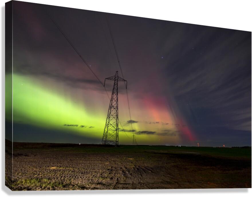 An Electric Night Canvas Print