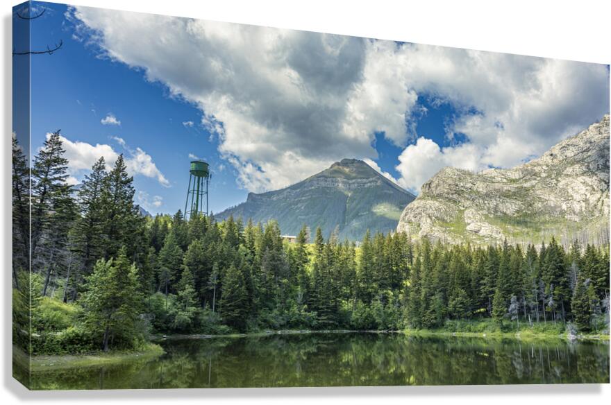 Reflections at Waterton Canvas Print