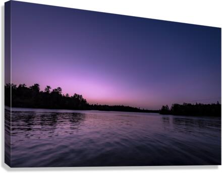 Shoal Lake Sunset Canvas Print