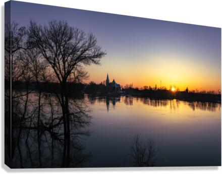 Red River Flood Canvas Print