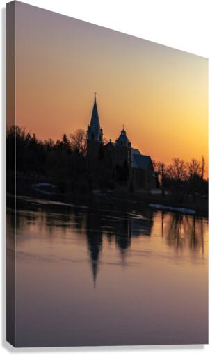 Ste-Agate Church Canvas Print