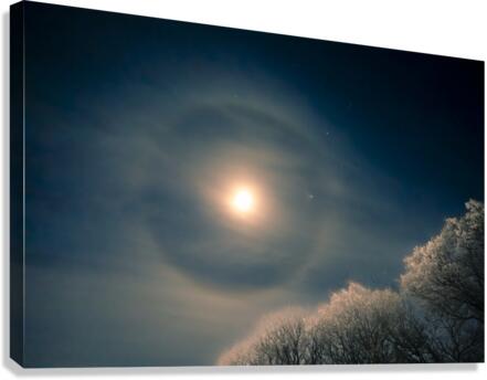 Moon Halo Canvas Print