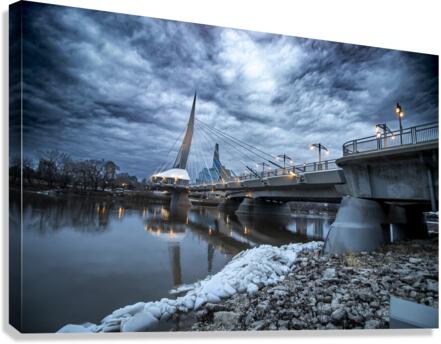 Esplanade Riel Canvas Print