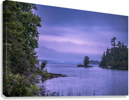 Fog on Shoal Lake Canvas Print
