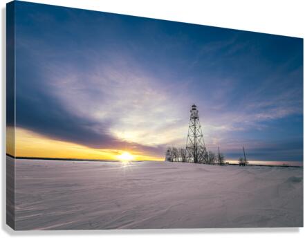 Gull Harbour Light House Canvas Print