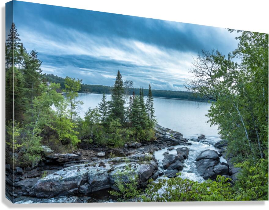 Tulabi Falls on a Cloudy Day Canvas Print