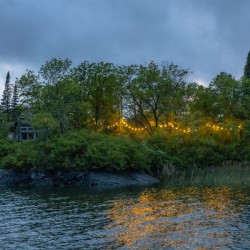 Evening at Manitoba Pioneer Camp