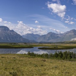 At the Base of the Rockies - Panorama