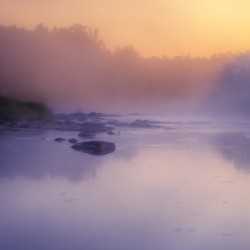 Foggy Sunrise on the Roseau River