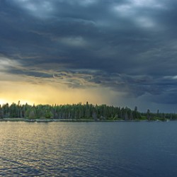 Moody Sunset Panorama