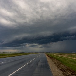Stormclouds on the Highway