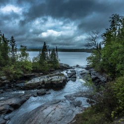 Tulabi Falls on a Rainy Day