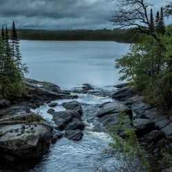 Tulabi Falls on a Rainy Day