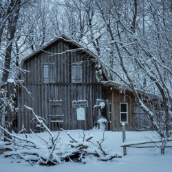 Maison Goulet in First Snow