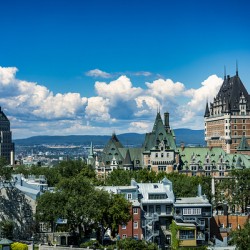 Old Quebec City Skyline