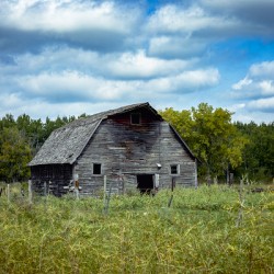 Old Barn on a Cloudy Day