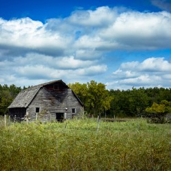Old Barn on a Cloudy Day